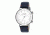 Simplify The 3300 World Time Zone Leather Strap Watch, Navy/White, Standard SIM3302