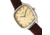 Simplify The 3500 Leather Strap Watch, Brown/Gold, Standard SIM3506