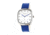Simplify The 3500 Leather Strap Watch, Blue/Silver, Standard SIM3503