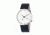 Simplify The 3600 Leather Strap Watch, Navy/Silver, Standard SIM3601