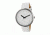 Simplify The 4000 Leather-Band Watch, White, Standard SIM4001