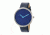 Simplify The 4000 Leather-Band Watch, Navy, Standard SIM4005