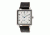 Simplify The 5000 Leather-Band Watch, Silver/Black SIM5001