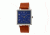 Simplify The 5000 Leather-Band Watch, Navy/Brown SIM5004