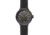 Simplify The 7100 Leather-Band Watch w/Date, Black/Black/Gunmetal, One Size, SIM7105