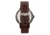 Simplify The 7100 Leather-Band Watch w/Date, Black/Dark Brown, One Size, SIM7106
