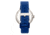 Simplify The 7100 Leather-Band Watch w/Date, Blue/Blue, One Size, SIM7104
