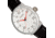 Simplify The 7100 Leather-Band Watch w/Date, Silver/Black, One Size, SIM7101