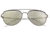 Sixty One Sunglasses Nudge Polarized Sunglasses - Unisex, Gunmetal/Silver, One Size, SIXS106GM