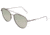 Sixty One Sunglasses Nudge Polarized Sunglasses - Unisex, Gunmetal/Silver, One Size, SIXS106GM