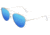 Sixty One Sunglasses Nudge Polarized Sunglasses - Unisex, Silver/Blue, One Size, SIXS106SL