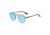 Sixty One Sunglasses Picchu Polarized Sunglasses, Black/Blue, One Size, SIXS143BL