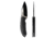 Skallywag Tactical Crows Nest Fixed Blade Knife, 3.5in, 440c Stainless Steel, Drop Point Blade, G10 Handle, Black, Crows Nest-Black