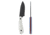 Skallywag Tactical Fireside Pro Fixed Blade Knife, 2.75in, Steel 440c, Spear Point, G10 Freedom Handle, Black, Fireside Pro - Freedom