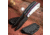 Skallywag Tactical Fireside Pro Fixed Blade Knife, 2.75in, Steel 440c, Spear Point, G10 Obsidian Handle, Black, Fireside Pro - Obsidian