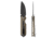 Skallywag Tactical Searoach Folding Knife, 2.75in, D2 Steel, G10 Handle, Black/Tan, The Searoach-Black &amp; Tan