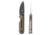 Skallywag Tactical Searoach Folding Knife, 2.75in, D2 Steel, G10 Handle, Black/Tan, The Searoach-Black &amp; Tan