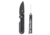 Skallywag Tactical Searoach Folding Knife, 2.75in, D2 Steel, G10 Handle, Black, The Searoach-Black