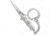 SKM 2.75 Keychain Stiletto, Gray Handle, Gray/Steel, 2.75 inch, BHQ-51051