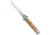SKM 9 Italian Stiletto Automatic Folding Knife, 3.875in, Stainless Steel, Spear Point Blade, Wood, Wood Handle, Wood/Steel, 8.875 inch, BHQ-101549