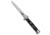 Skm SKM 9" Italian Stiletto Automatic Knife Sim Dark Horn Polish, Black, Stainless Steel, adult, BHQ-183088