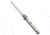 Skm SKM 9&quot; Italian Stiletto Automatic Knife Sim Ivory 3.8&quot; Satin Bayonet, White, Stainless Steel, adult, BHQ-51169