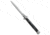 SKM AB 13 Italian Stiletto Automatic Folding Knife, 6.00in, Stainless Steel, Dagger Blade, Acrylic, Black Handle, Black/Steel, 13.00 inch, BHQ-75669