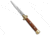 Skm SKM AB 9" Italian Stiletto Automatic Knife Brass/Bocote Wood 4" Satin Bayonet, Wood, Stainless Steel, adult, BHQ-51088