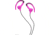 Skullcandy Skullcandy Chops Earbuds w/o Mic, Hot Pink/Gray/Gray, S4CHGZ-313