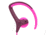 Skullcandy Skullcandy Chops Earbuds w/o Mic, Hot Pink/Gray/Gray, S4CHGZ-313