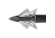 Slick Trick Magnum Broadhead Stainless Steel 100 grain, Silver, Pack of 3, 17STPRO3100M
