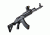 Slide Fire Solutions SSAK-47 Hybrid AKM Bump Fire Stock for AK-47s, Ambi, Black 10-1000-AKM