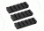 Slide Fire Solutions Rail Pack Includes Three 5 Slot Rail Sections 2.15 Inches Black