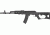 Slide Fire Solutions SSAI-MC XJC Rifle Stock,Black,Left Hand 10-0501-00