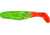 Slider Double Action Minnow Grub, 10, 1/8in, Chartreuse/Orange, SMGF15