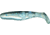 Slider Double Action Minnow Grub, 10, 1/8in, Smoke/Silver &amp; Blue Glitter, SMG74