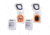SmartPlug Combo Kit w/ELCI Sensor &amp; 50 Amp Breaker Non-Metallic Door - White 76158