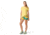 Smartwool Active Lined Short - Womens, Deep Lake Horizon Print, Extra Large, SW016604L561-XL