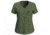 Smartwool Active Ultralite V-Neck Short Sleeve - Womens, Fern Green, Extra Large, SW016539N061XL