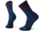 Smartwool Athletic Light Elite Stipe Crew Socks - Womens, Alpine Blue, Small, SW001249B25-AP-Small