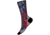 Smartwool Athletic Meadow Print Crew Socks, Navy, Extra Large, SW0019934101-(410) NAVY-XL