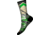 Smartwool Bike Zero Cushion Wolf Print Crew Socks, Natural, Medium, SW0019681001-M