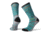 Smartwool Hike Light Canoe Print Crew - Womens, Mediterranean Green, Large, SW001424A19-L