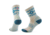 Smartwool Hike Light Cushion Retro Floral Mid Crew Socks - Womens, Moonbeam, Small, SW002689A81100S000