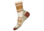 Smartwool Hike Light Cushion Stitch Stripe Mid Crew Socks - Womens, Natural, Medium, SW0015771001-M