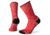 Smartwool Hike Light Down the River Print Crew Socks - Womens, Bright Coral, Large, SW001240494-L