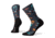 Smartwool Hike Light Hut Trip Print Crew Socks, Deep Marlin, Large, SW001188C51-L