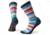 Smartwool Hike Light Margarita Crew Socks - Womens, Black/Multi, Small, SW001396857-S