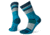 Smartwool Hike Light Striped Crew Socks - Womens, Deep Marlin, Large, SW001238C51-L
