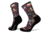 Smartwool Hike Light Summer Nights Print Crew - Women's, Bordeaux, Medium, SW001399590-M